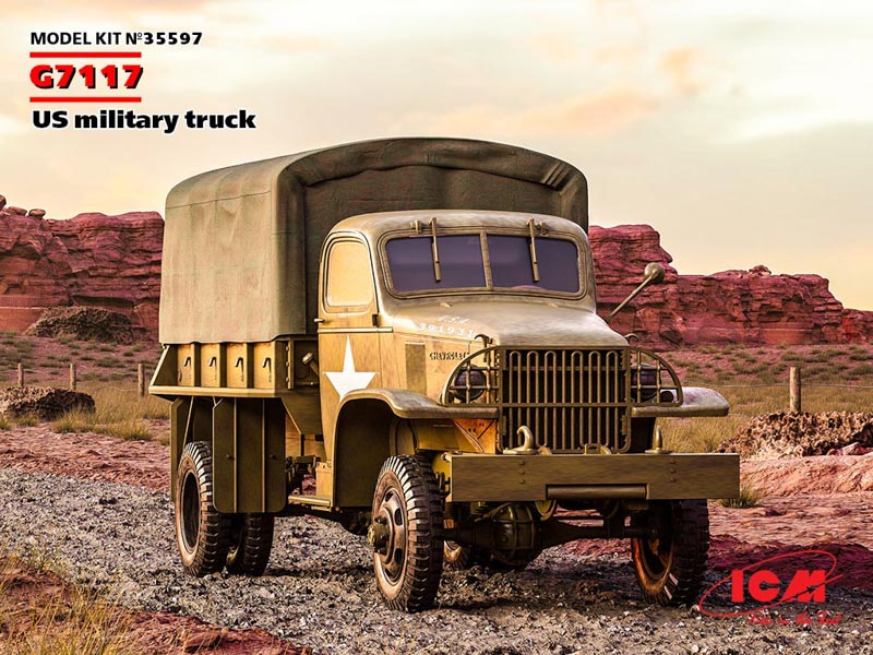 g7117 truck plastic model kit