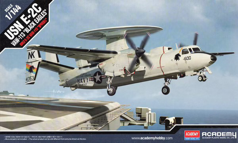 E-2C aircraft plastic model kit