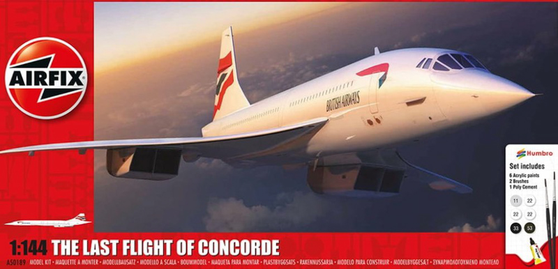 concorde final flight model kit