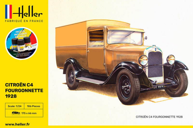 citroen c4 car plastic model kit