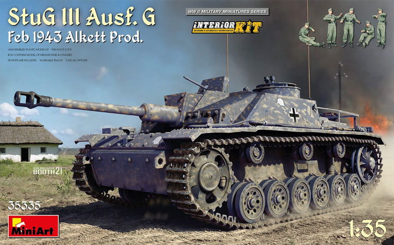 plastic model kit stug III spg