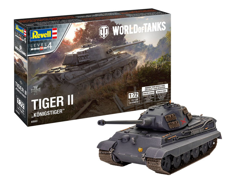 plastic model kit tank Kingtiger WOT