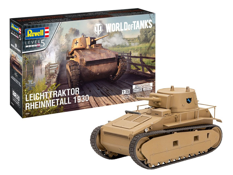 plastic model kit tank leichttraktor WOT