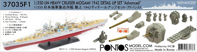 mogami cruiser upgrade details set