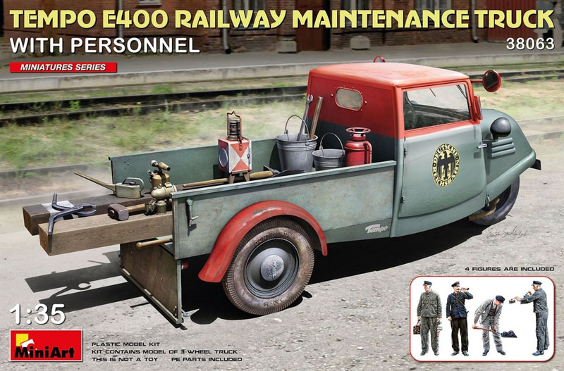 tempo car unassembled plastic kit