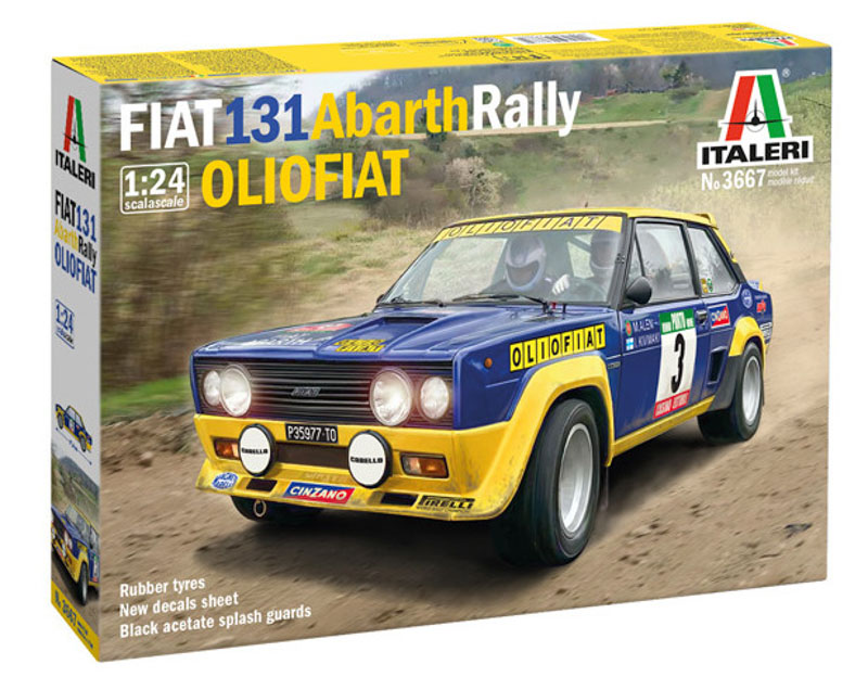 fiat abarth car scale plastic model kit