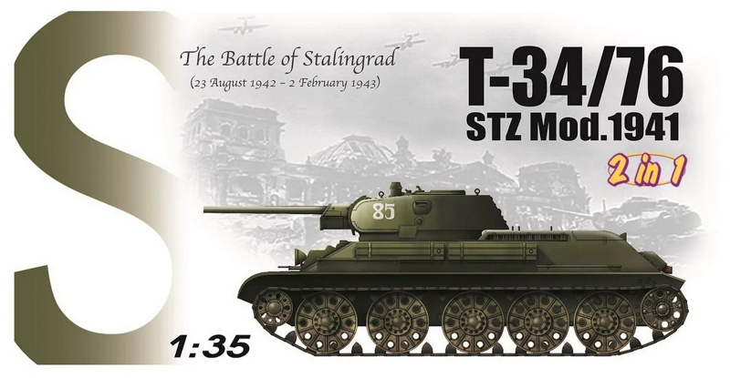 t-34/76 model 1941 scale plastic model kit
