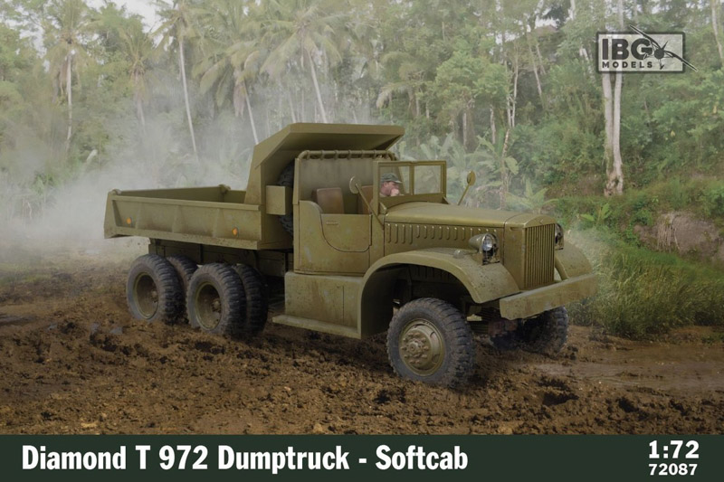 diamond t972 truck plastic model kit