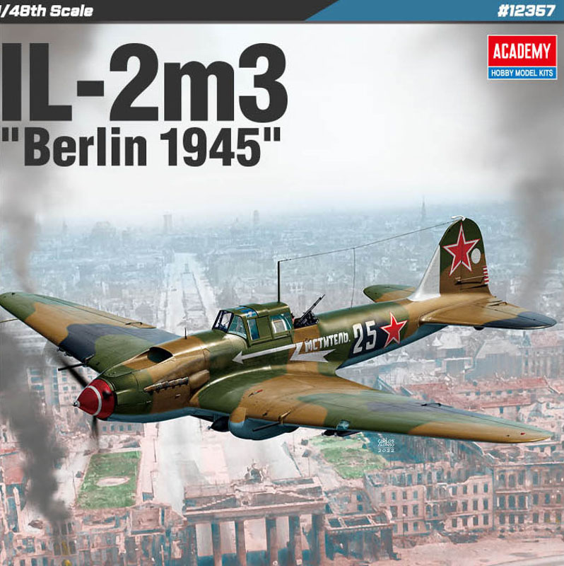 il-2m3 attack aircraft unassembled plastic kit