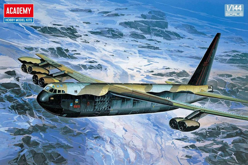 b-52d bomber unassembled scale model kit