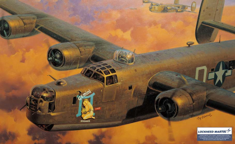 liberator aircraft unassembled plastic model kit