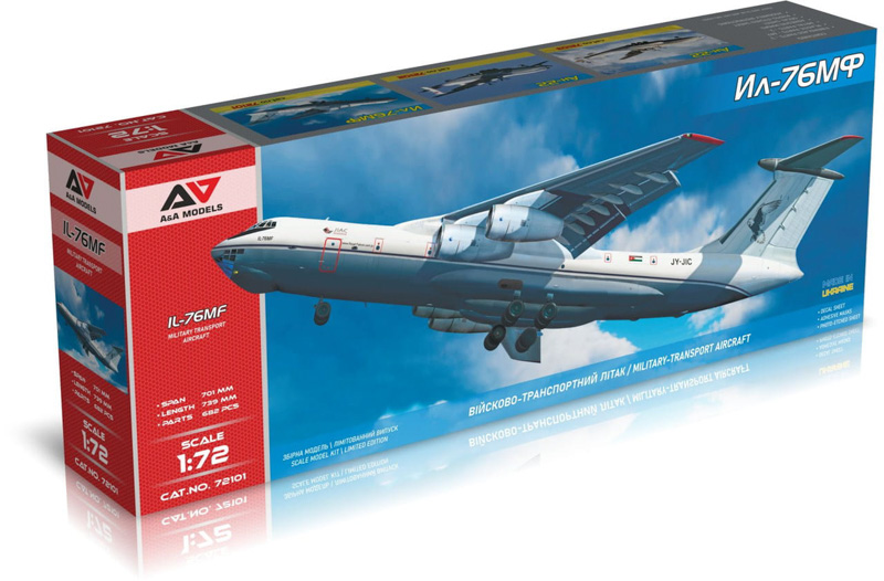 il-76f aircraft model unassembled kit