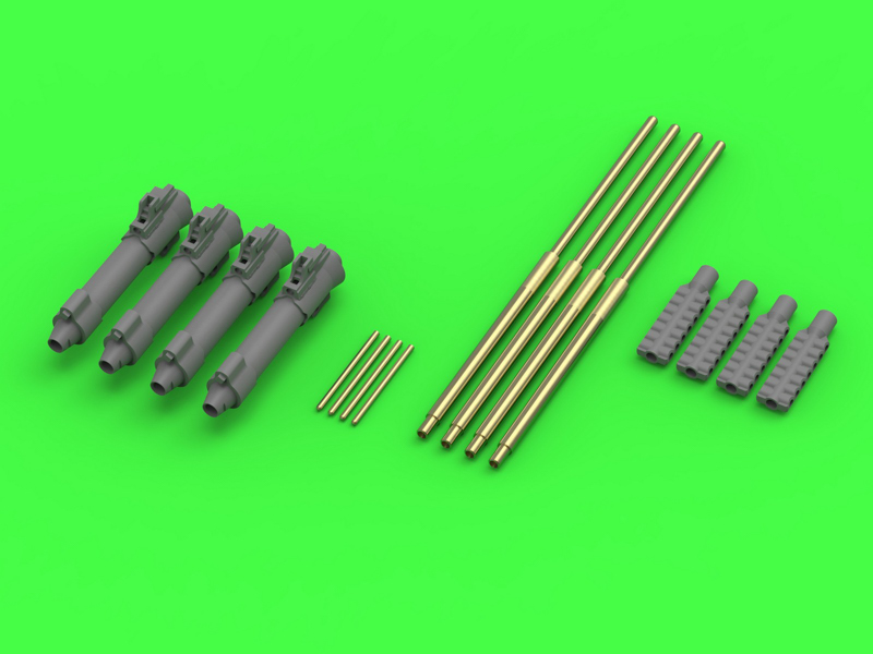flak 103/38 metal barrels model detail set