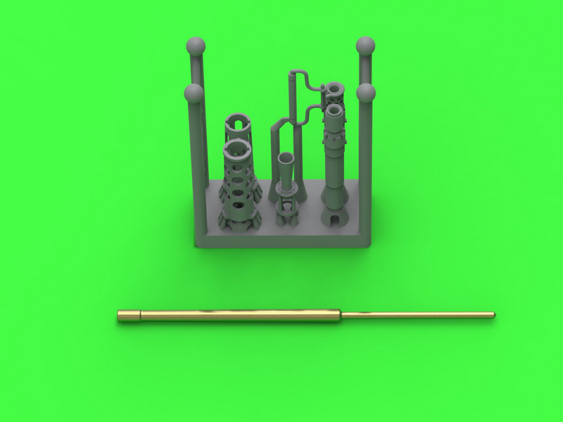 browning 12,7mm mg scale model
