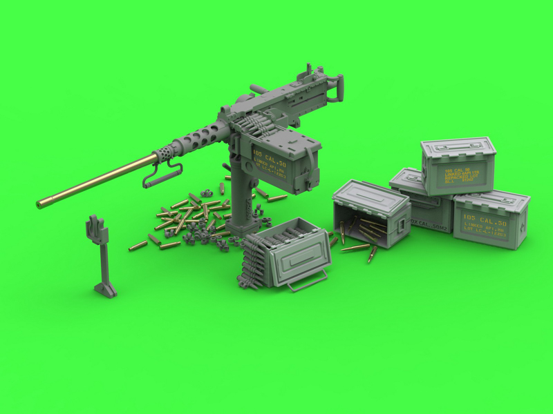 browning 12,7mm mg scale model kit