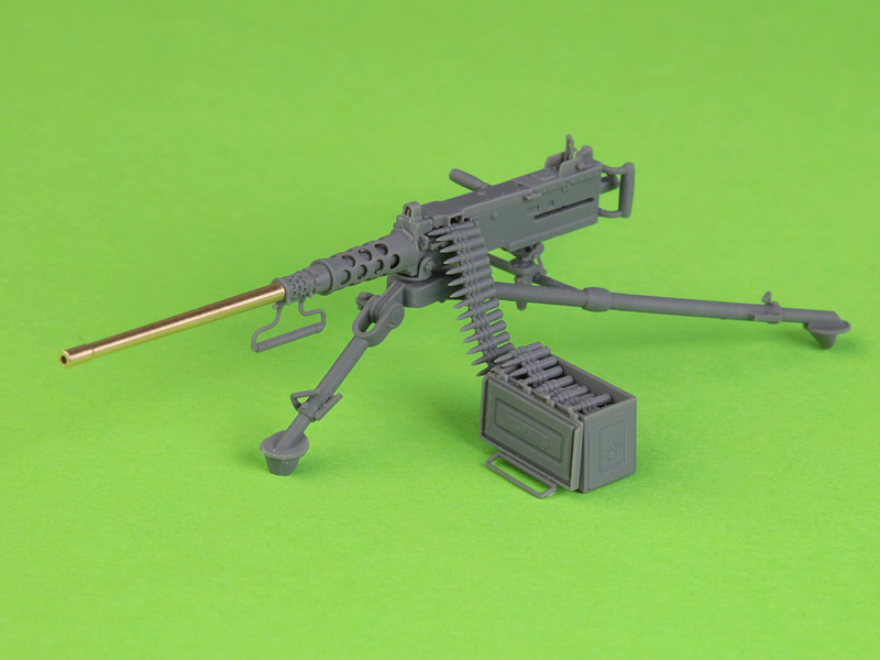 browning mg on tripod unassembled model kit