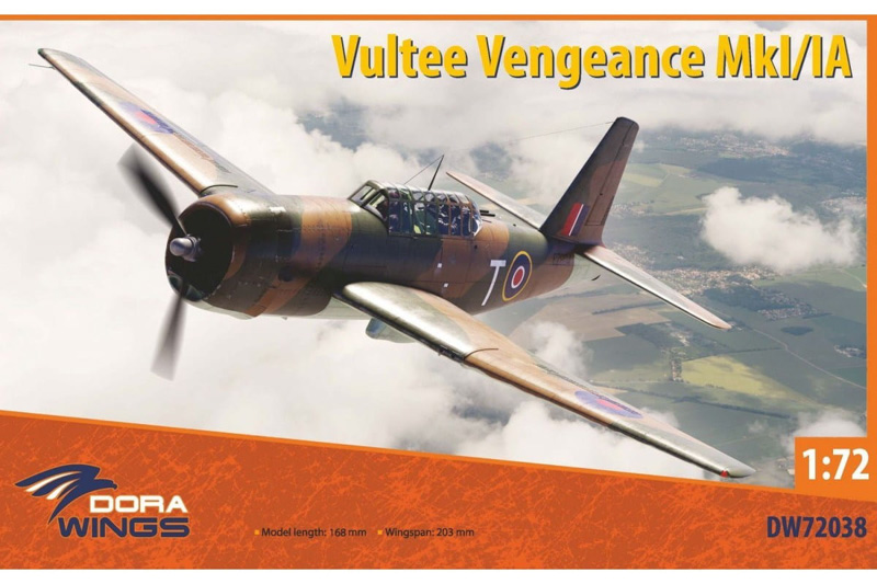 vengeance aircraft unassembled plastic model