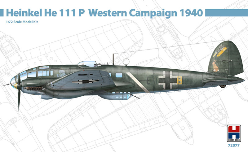 heinkel 111 p 1940 aircraft scale model kit