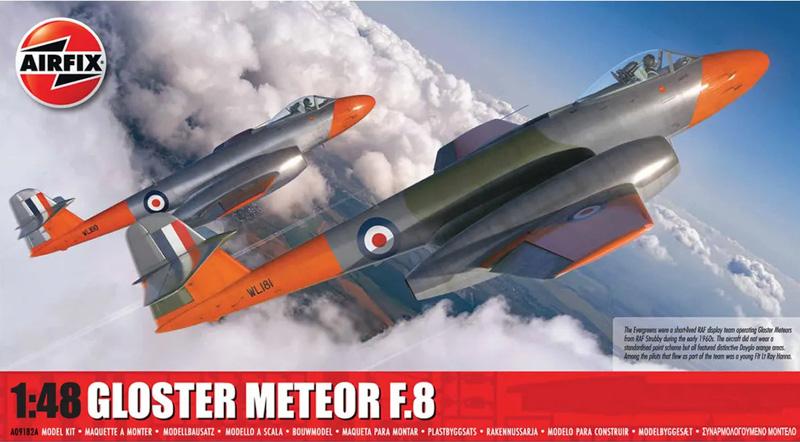 gloster meteor aircraft unassembled model kit
