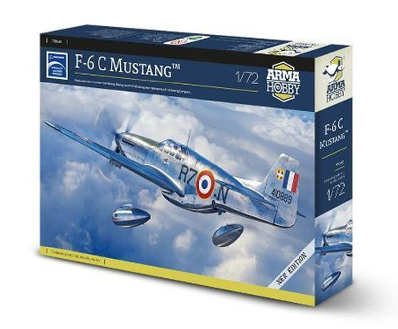 mustang aircraft unassembled plastic model kit