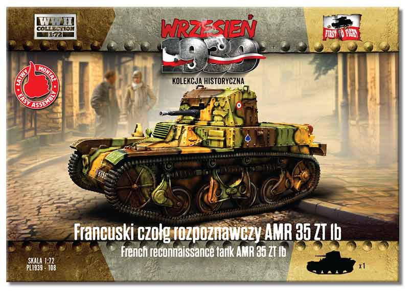 amr 35 tank scale plastic model kit