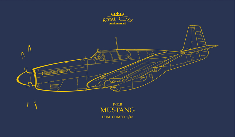 p-51b mustang aircraft royal class edition unassembled plastic scale model