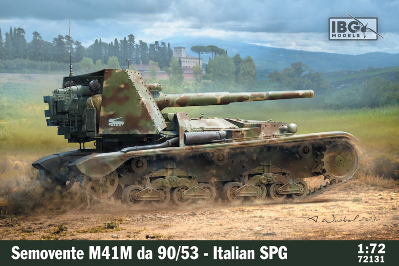 semovente M41M unassembled scale model kit