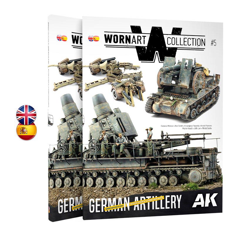 german wwII artillery book and modelling guide