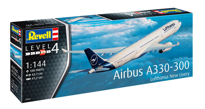 airbus a330 airliner scale unassembled model kit
