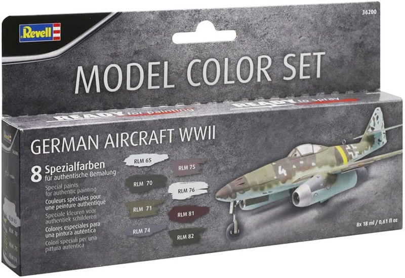 luftwaffe aircraft model kits acrylic paints set