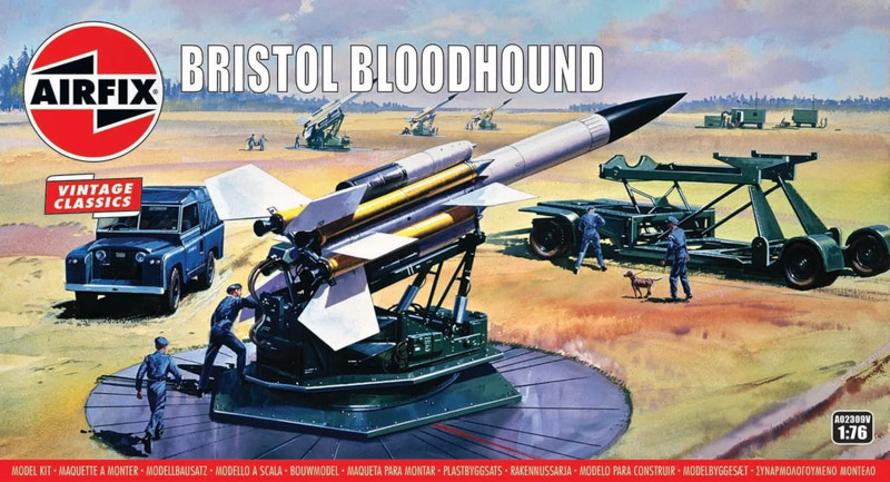 bristol bloodhound missile unassembled plastic model kit
