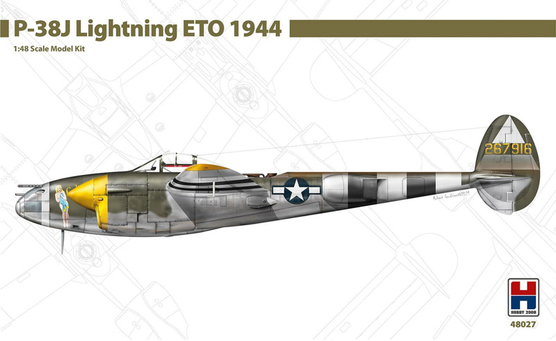 p-38 lightning unassemble plastic aircraft model