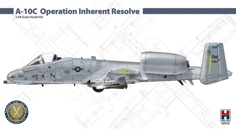 a-10c attack aircraft unassembled plastic model kit