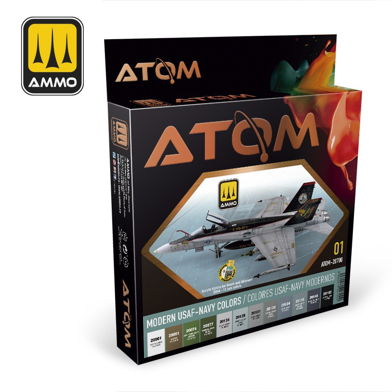 acrylic paints for modern american aircraft model kits