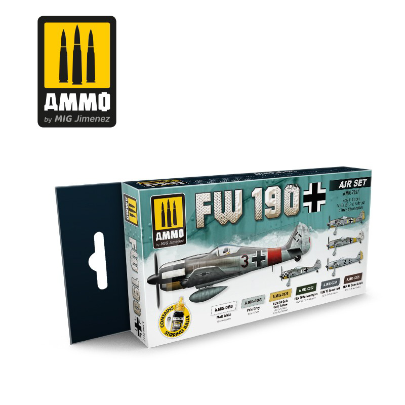 acrylic paints for fw190 aircraft model kits