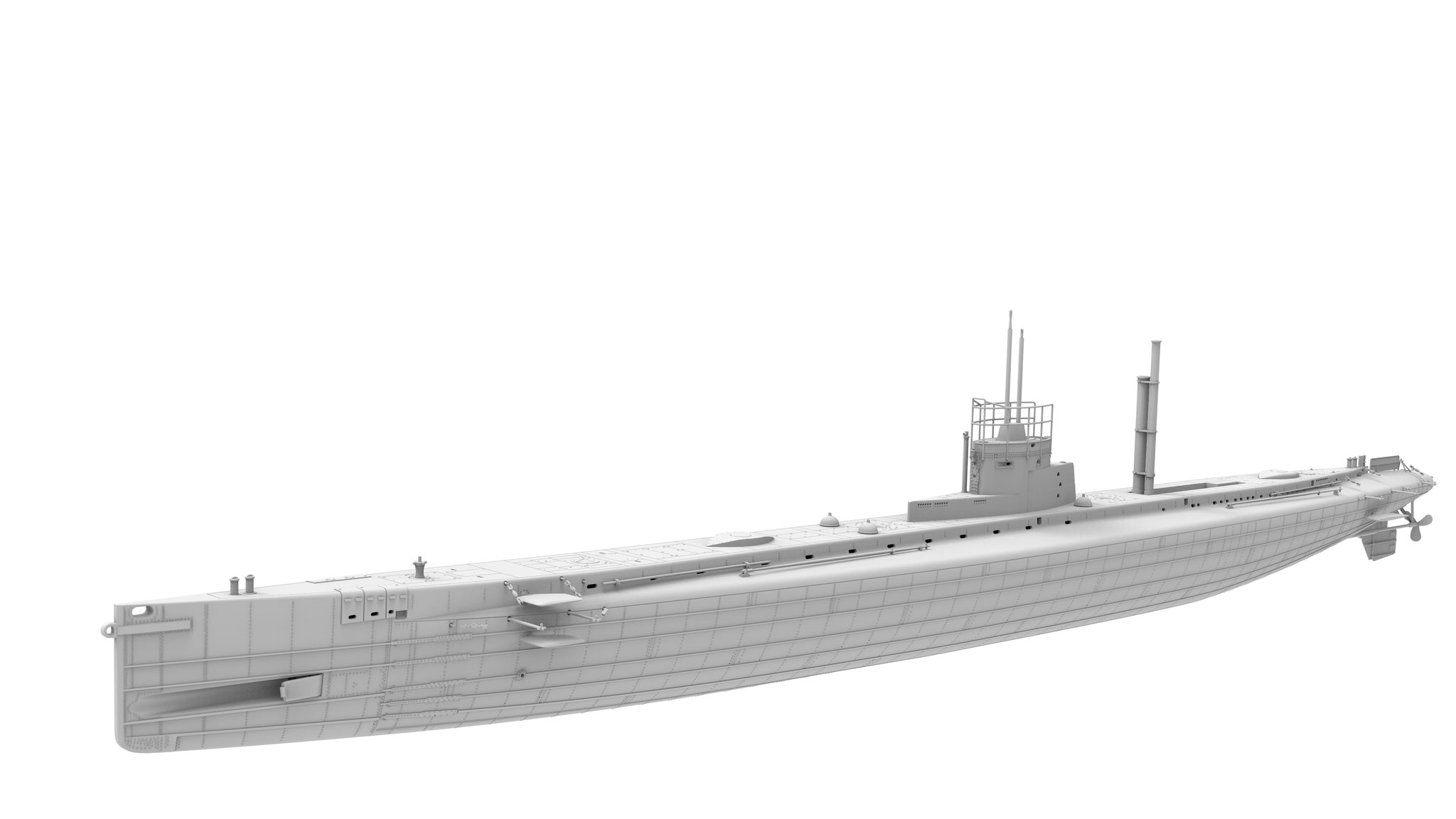 łódź podwodna w skali 1/72