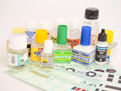 Different types of glue for plastic scale model kit making 